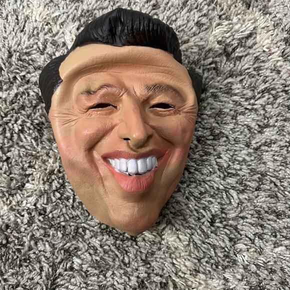 Vintage Al Gore Face Mask Dress Up Halloween Costume Cosplay Cesar 2001 - Picture 2 of 6